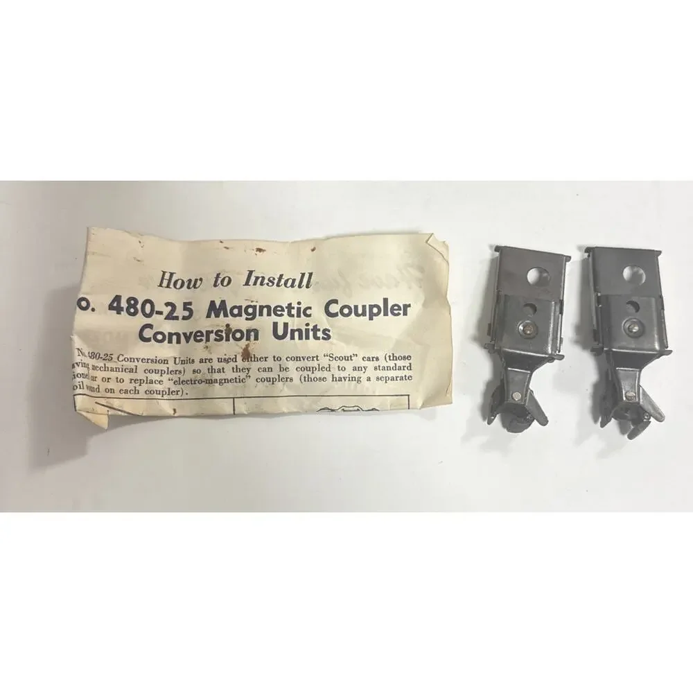 Lionel #480-25 Magnetic Coupler Conversion Unit Kit Lot Of 2 USA Vintage